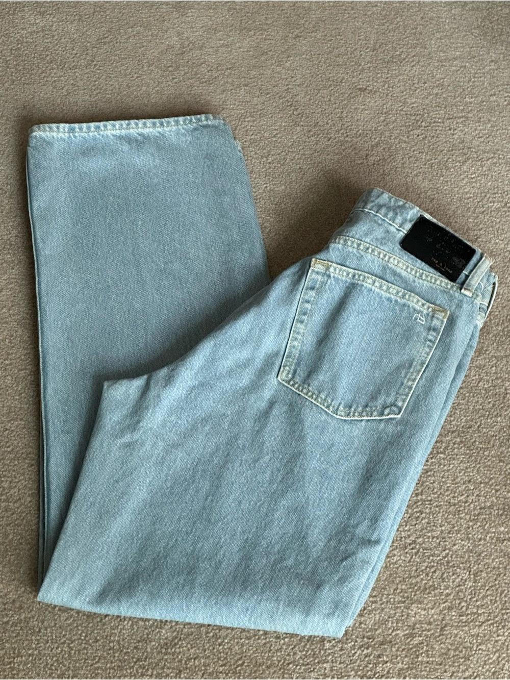 Rag Bone Jeans Womens 27 High Rise Straight Leg Like New!